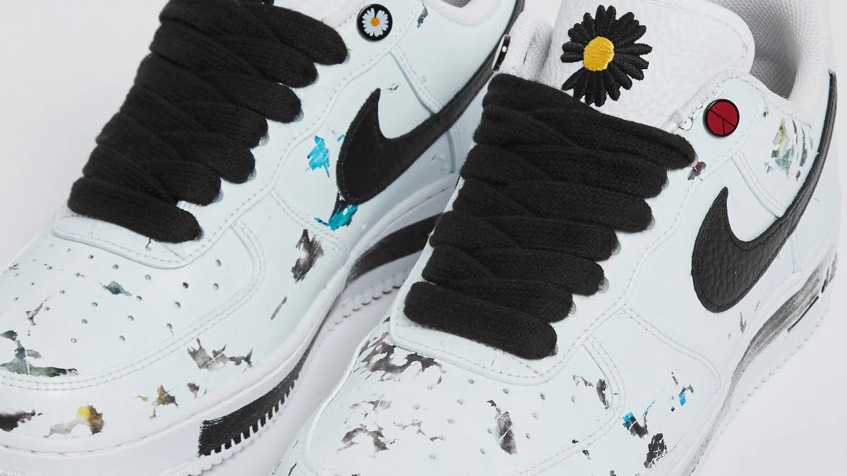 NIKE Air Force 1 x G-Dragon Para Noise White