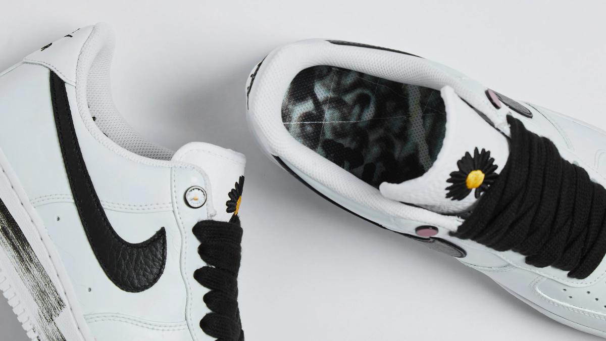 NIKE Air Force 1 x G-Dragon Para Noise White