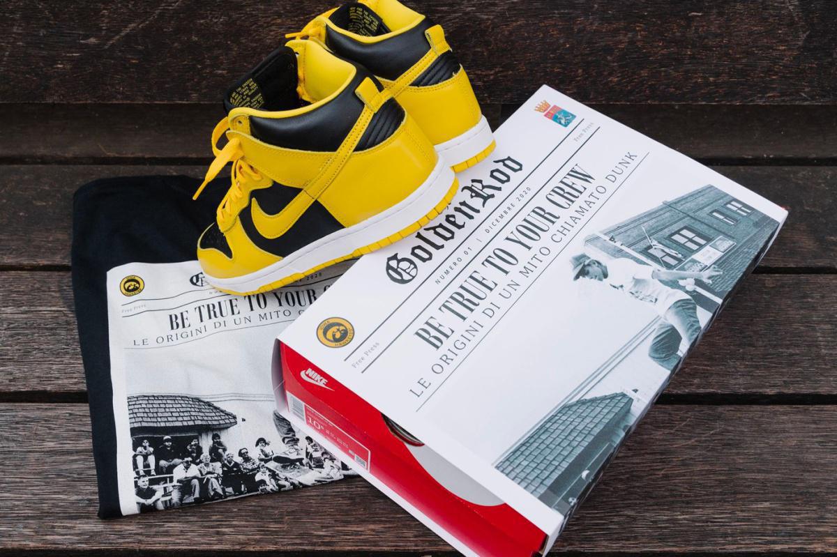 Sneakers76 et Ginnika sortent une capsule célébrant la "Varsity Maize" Nike Dunk High