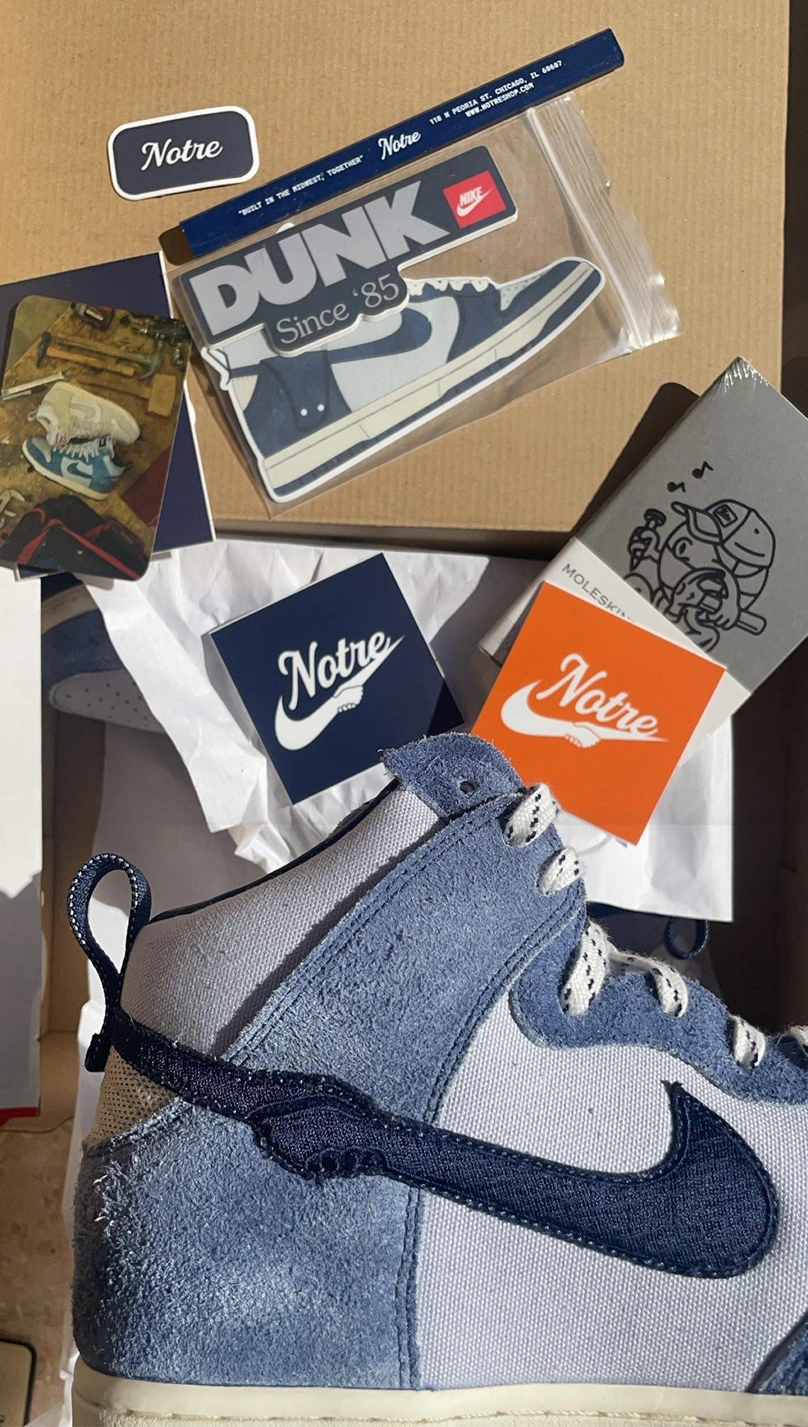 Notre x Nike Dunk High “Blue Void”