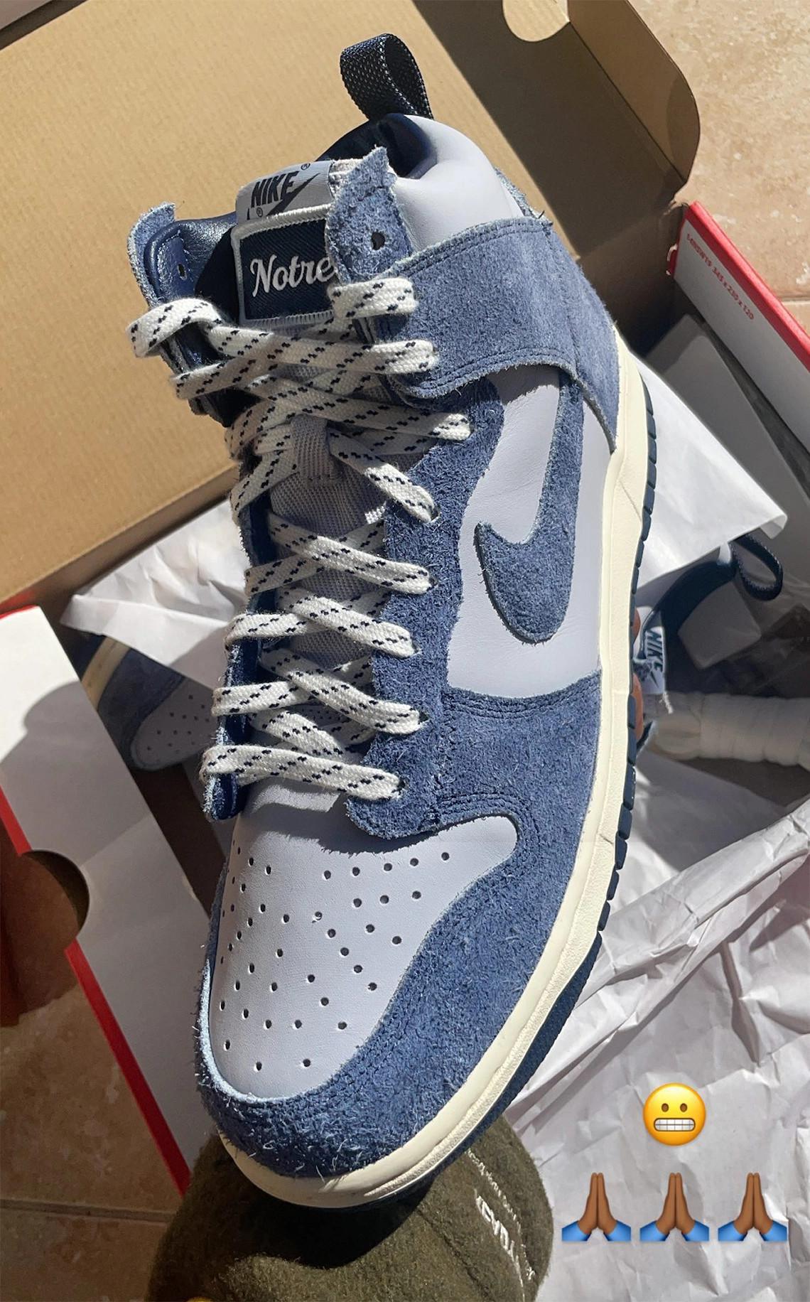 Notre x Nike Dunk High “Blue Void”