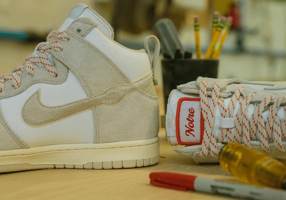 La Notre x Nike Dunk High commence son déploiement le 21 janvier La Notre x Nike Dunk High commence son déploiement le 21 janvier
