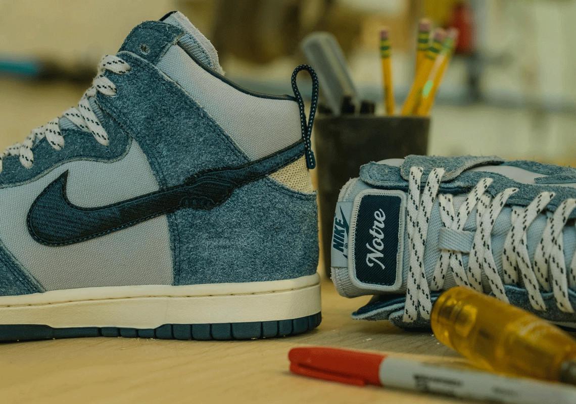La Notre x Nike Dunk High commence son déploiement le 21 janvier La Notre x Nike Dunk High commence son déploiement le 21 janvier