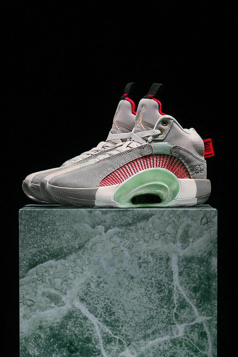 CLOT x Air Jordan Retro 35 SP "Warrior Jade"