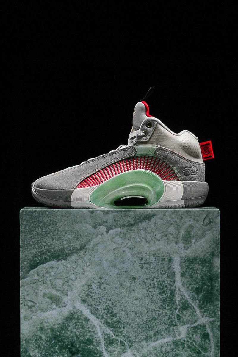CLOT x Air Jordan Retro 35 SP "Warrior Jade" CLOT x Air Jordan Retro 35 SP "Warrior Jade"