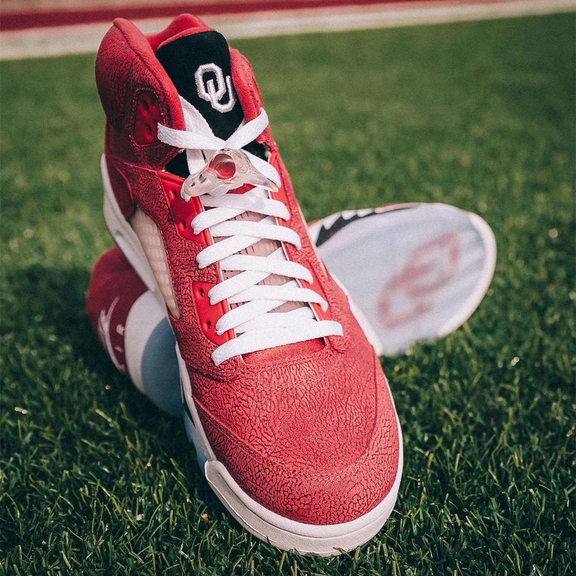 Air Jordan 5 PE Oklahoma Sooners Air Jordan 5 PE Oklahoma Sooners