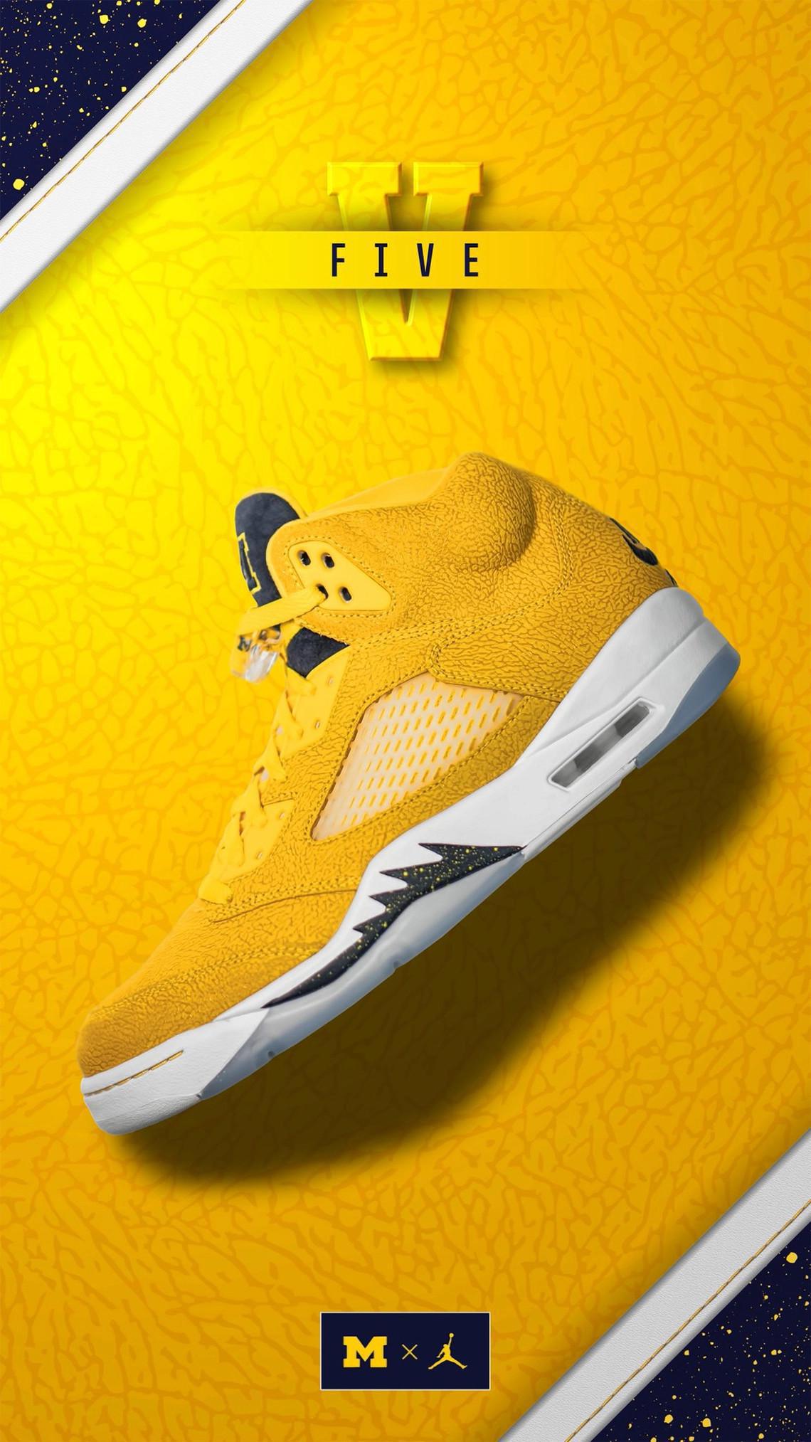 Michigan Wolverines Air Jordan 5 PE Michigan Wolverines Air Jordan 5 PE