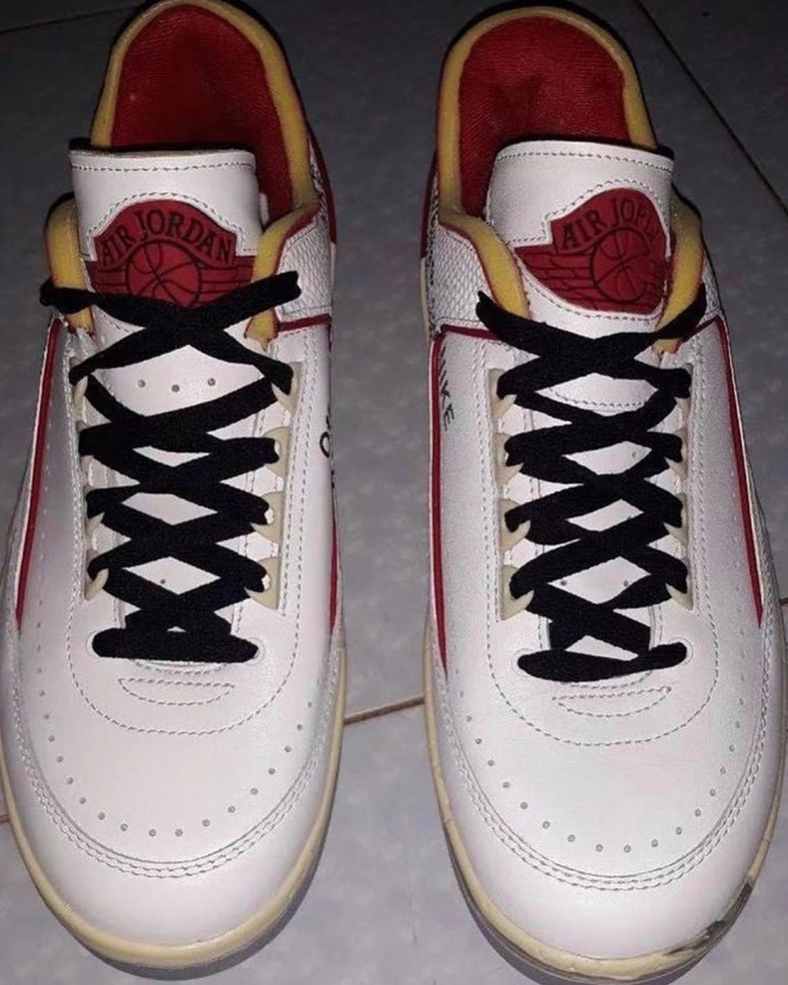 Off-White x Air Jordan 2 Low avec l'autographe de Michael Jordan