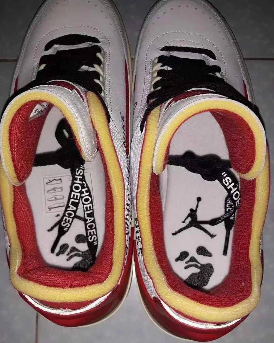 Off-White x Air Jordan 2 Low avec l'autographe de Michael Jordan Off-White x Air Jordan 2 Low avec l'autographe de Michael Jordan