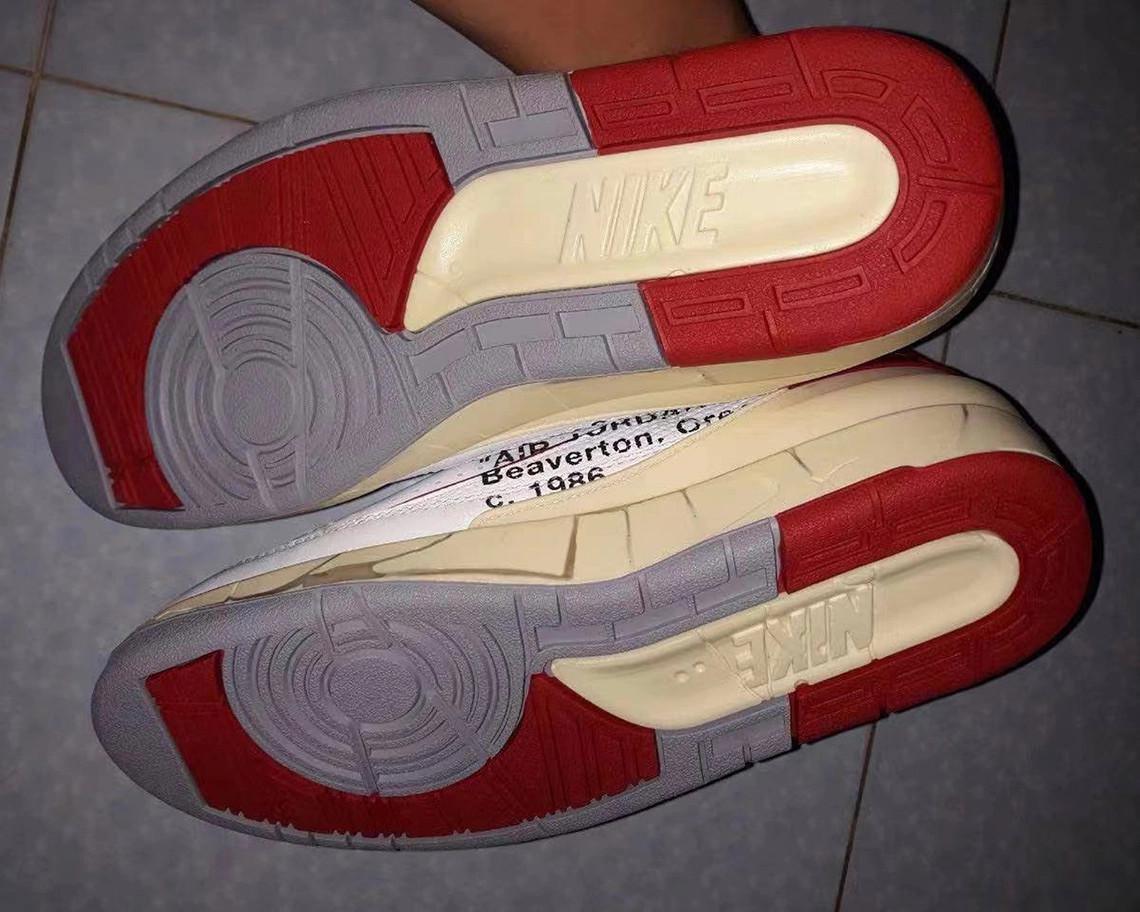 Off-White x Air Jordan 2 Low avec l'autographe de Michael Jordan