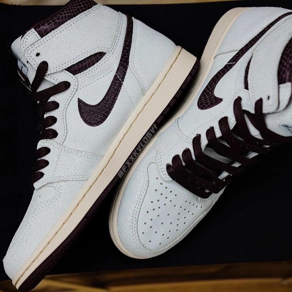 A Ma Maniére poursuit ses collaborations magistrales de 2021 avec un Air Jordan 1 Retro High OG