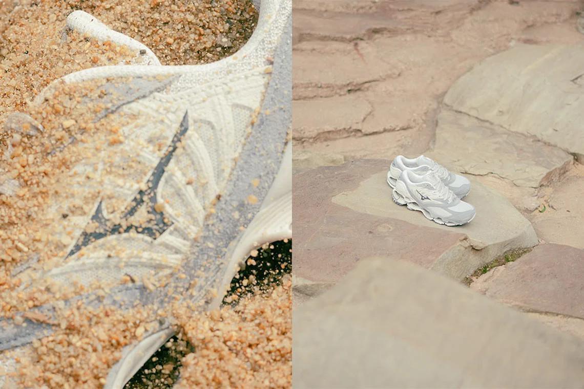 La collaboration Mizuno "Artefact Pack" de Footpatrol s'inspire des anciennes ruines japonaises. La collaboration Mizuno "Artefact Pack" de Footpatrol s'inspire des anciennes ruines japonaises.