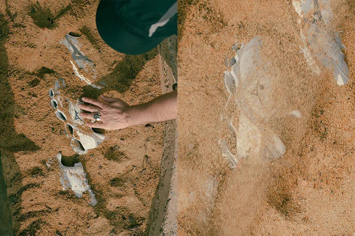 La collaboration Mizuno "Artefact Pack" de Footpatrol s'inspire des anciennes ruines japonaises. La collaboration Mizuno "Artefact Pack" de Footpatrol s'inspire des anciennes ruines japonaises.