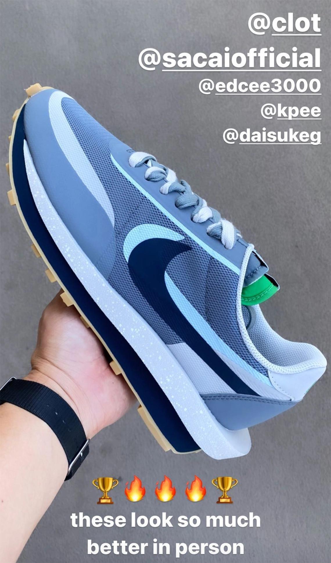 CLOT x sacai x Nike LDWaffle "Kiss Of Death 2" dont la sortie est prévue pour le 7 octobre. CLOT x sacai x Nike LDWaffle "Kiss Of Death 2" dont la sortie est prévue pour le 7 octobre.