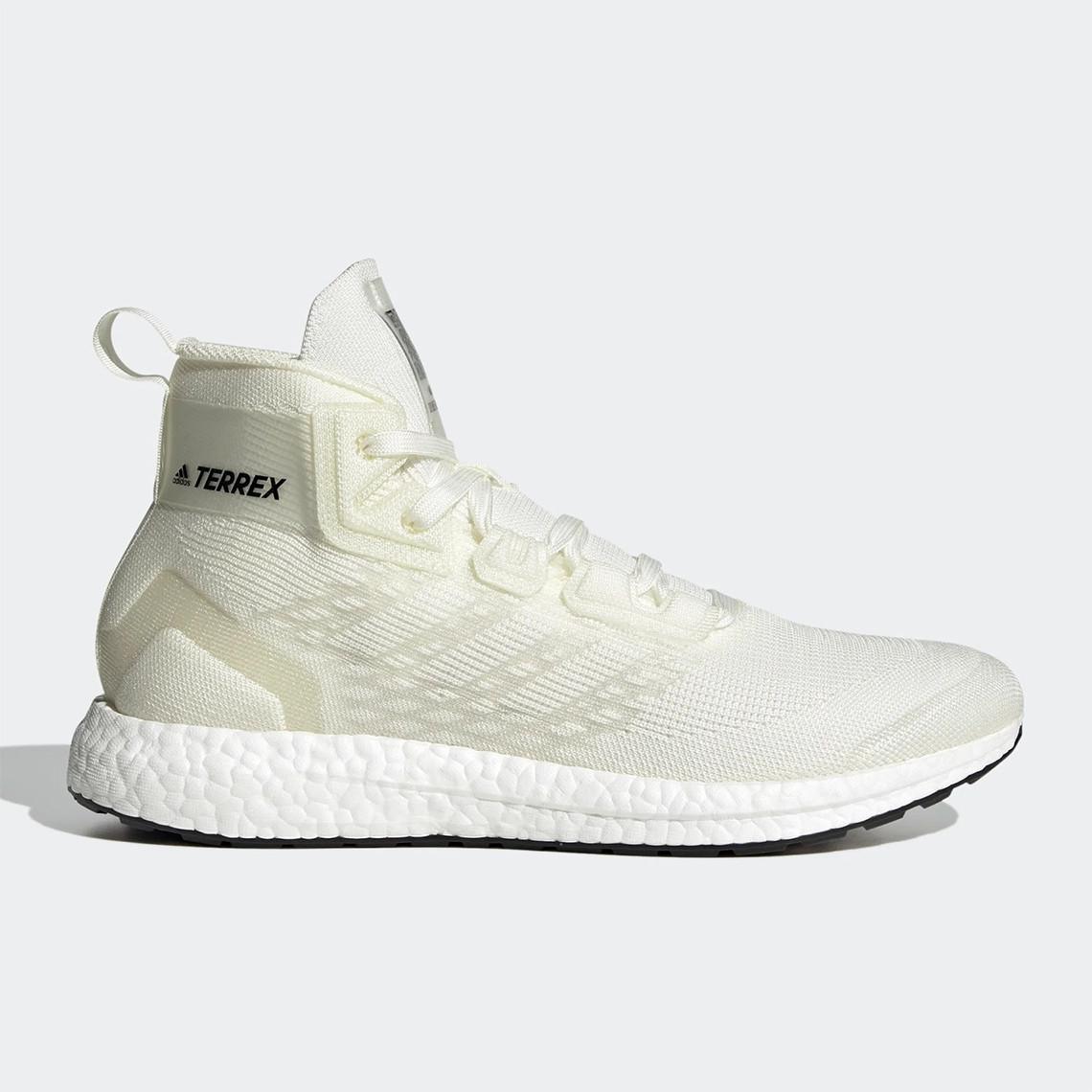 Cette randonnée TERREX Free entièrement recyclable participe à la mission " Made To Be Remade " d'adidas. Cette randonnée TERREX Free entièrement recyclable participe à la mission " Made To Be Remade " d'adidas.