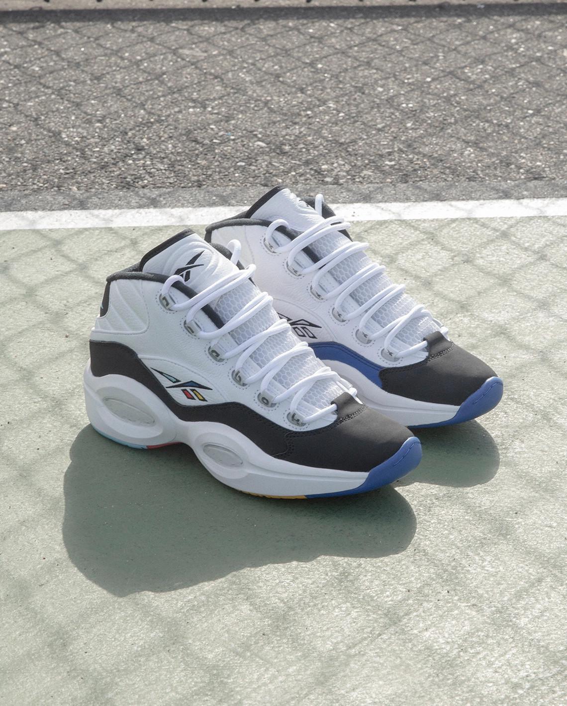 La Reebok Question Mid "Class Of 16" célèbre le 5e anniversaire de l'intronisation d'Iverson au Hall of Fame. La Reebok Question Mid "Class Of 16" célèbre le 5e anniversaire de l'intronisation d'Iverson au Hall of Fame.