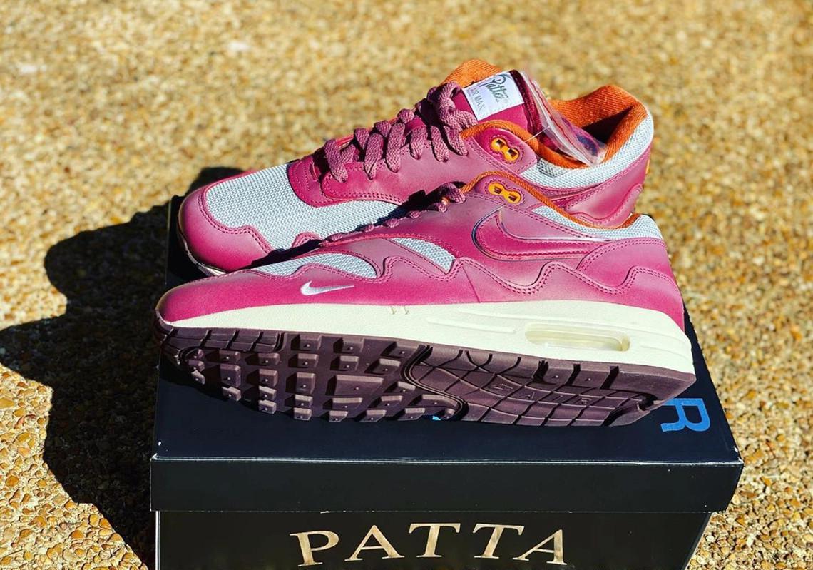Patta x Nike Air Max 1 dévoilé dans un nouveau coloris violet