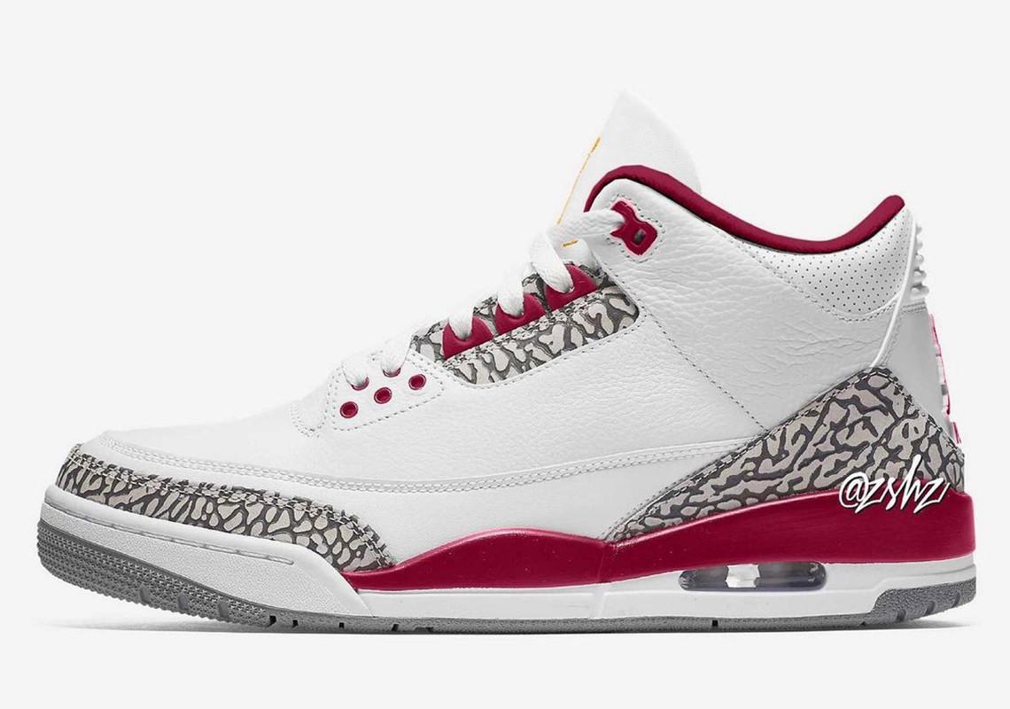 L'Air Jordan 3 arborera un drapeau à l'effigie des Cardinals en janvier 2022.