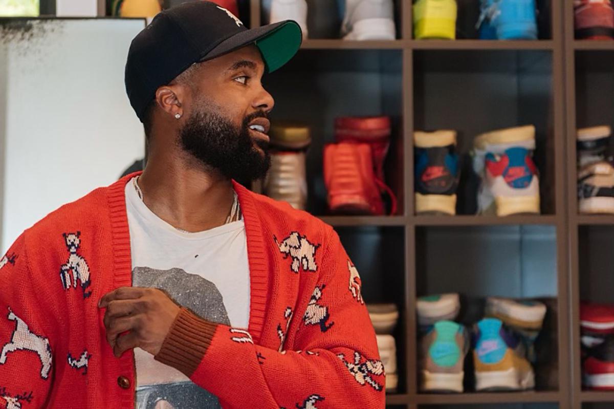 Steelo Brim et le modèle Joe Freshgoods x New Balance 992 "No Emotions Are Emotions".