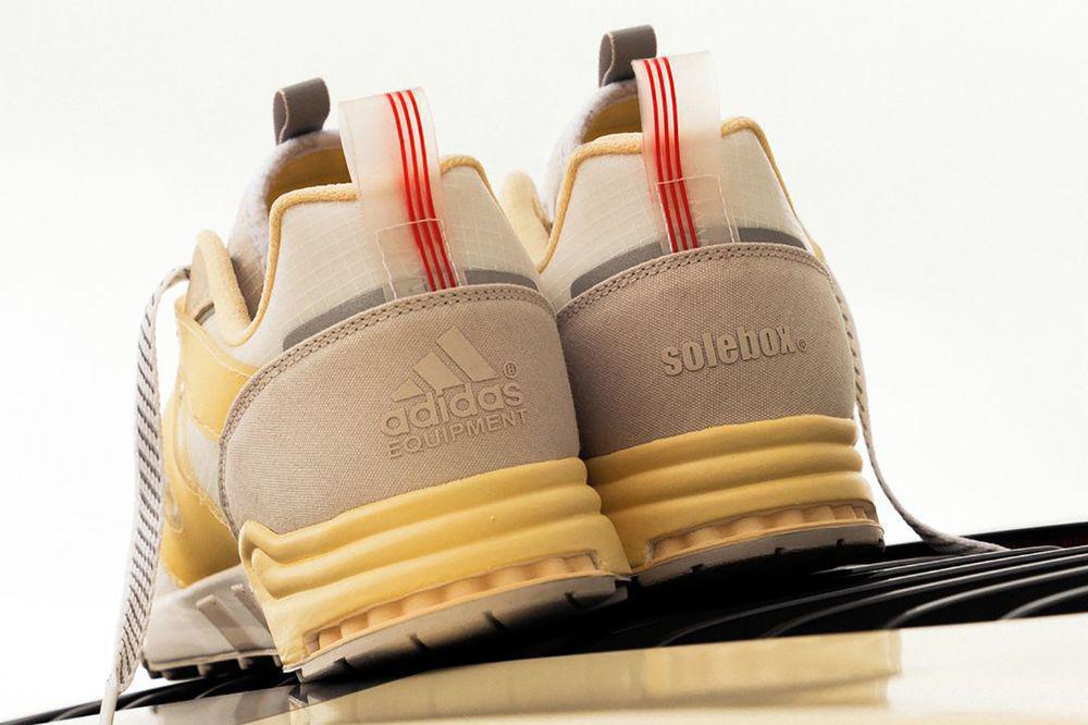 La collaboration entre Solebox et le prototype adidas EQT s'inspire des costumes de course vintage.