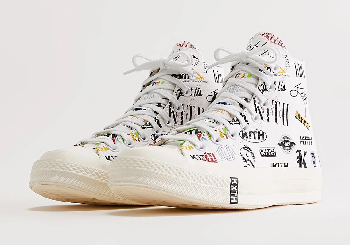 Kith va distribuer de manière aléatoire 72 paires de leurs Converse Chuck 70 en blanc. Kith va distribuer de manière aléatoire 72 paires de leurs Converse Chuck 70 en blanc.