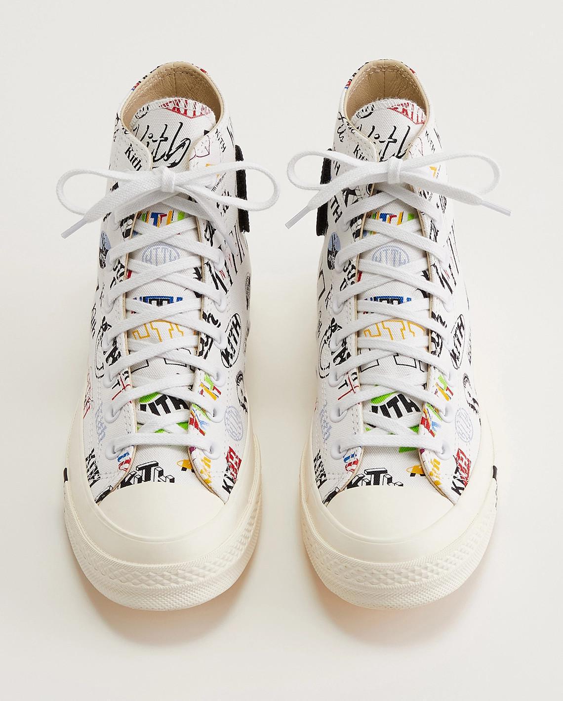 Kith va distribuer de manière aléatoire 72 paires de leurs Converse Chuck 70 en blanc.