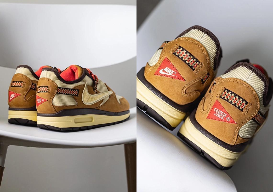 La Travis Scott x Nike Air Max 1 apparaît dans un nouveau coloris avant l'Astroweek. La Travis Scott x Nike Air Max 1 apparaît dans un nouveau coloris avant l'Astroweek.