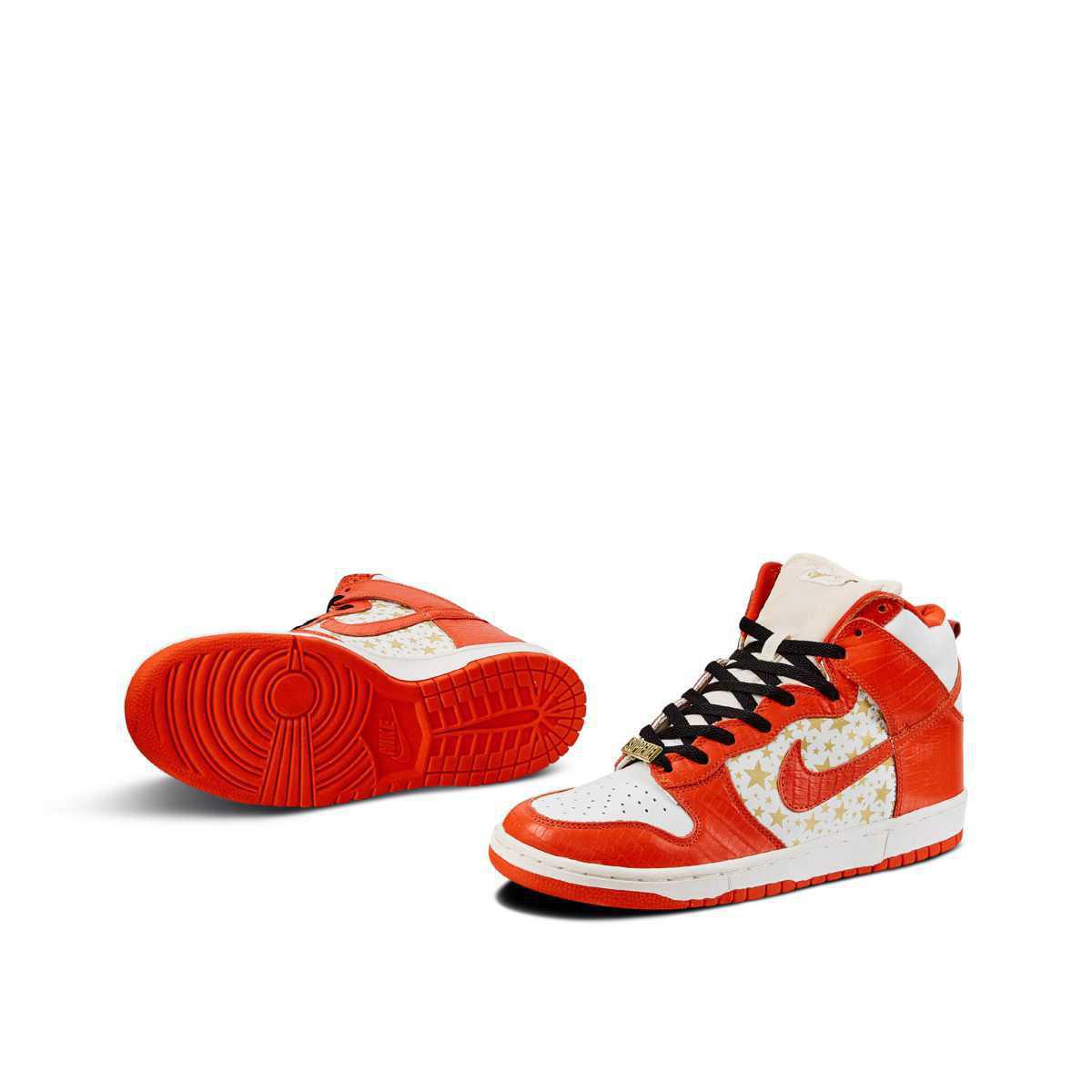 NIKE SB Dunk High x Supreme College Orange NIKE SB Dunk High x Supreme College Orange