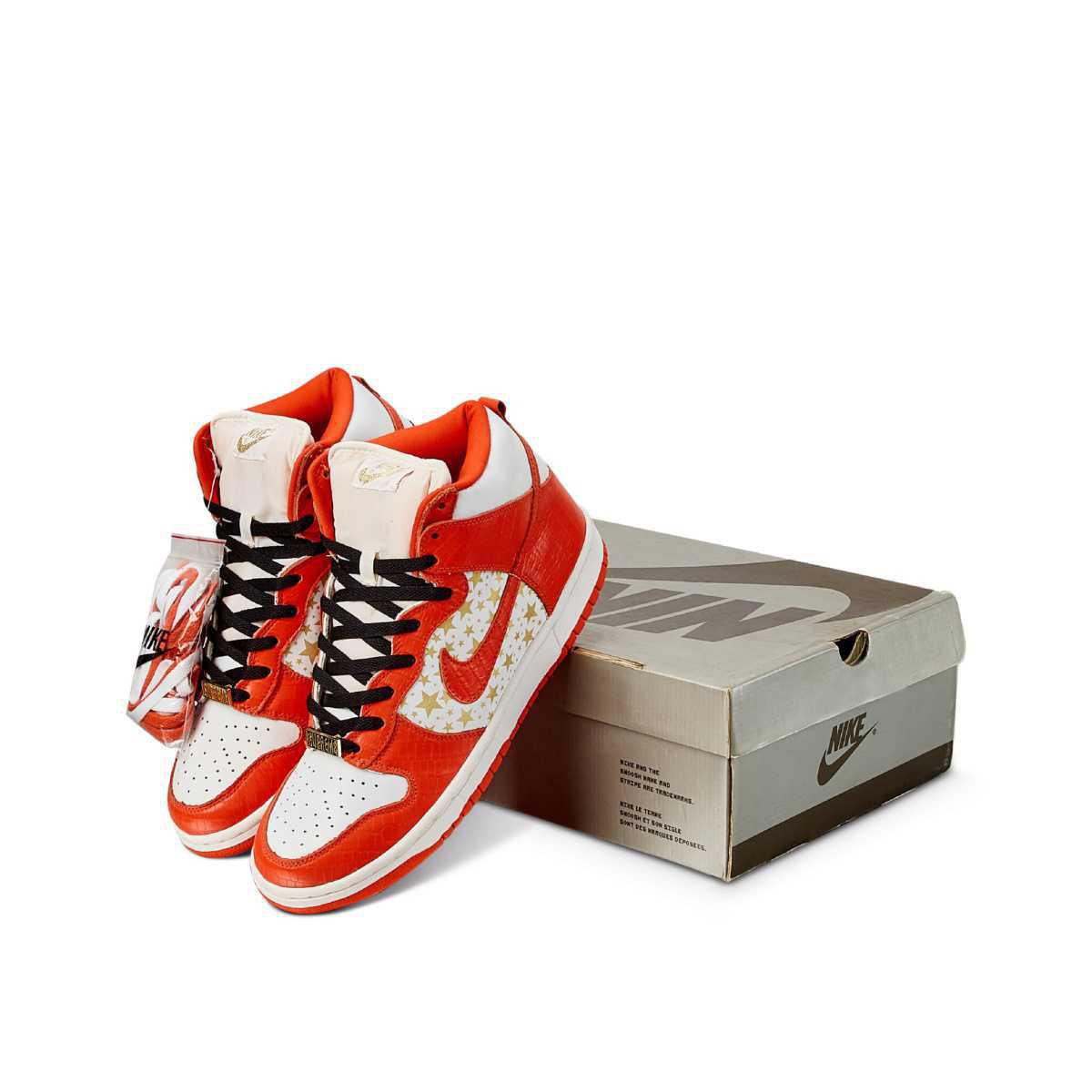 NIKE SB Dunk High x Supreme College Orange NIKE SB Dunk High x Supreme College Orange