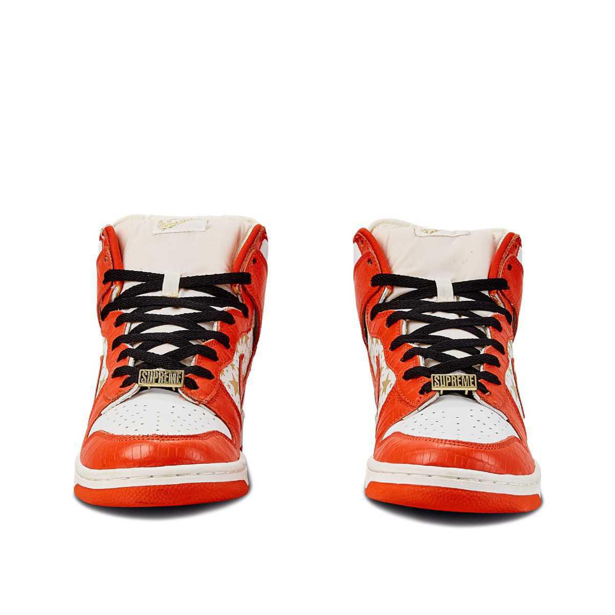 NIKE SB Dunk High x Supreme College Orange NIKE SB Dunk High x Supreme College Orange