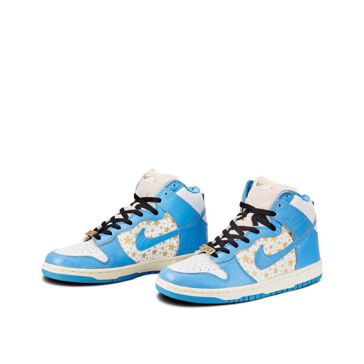 NIKE SB Dunk High x Supreme University Blue  NIKE SB Dunk High x Supreme University Blue