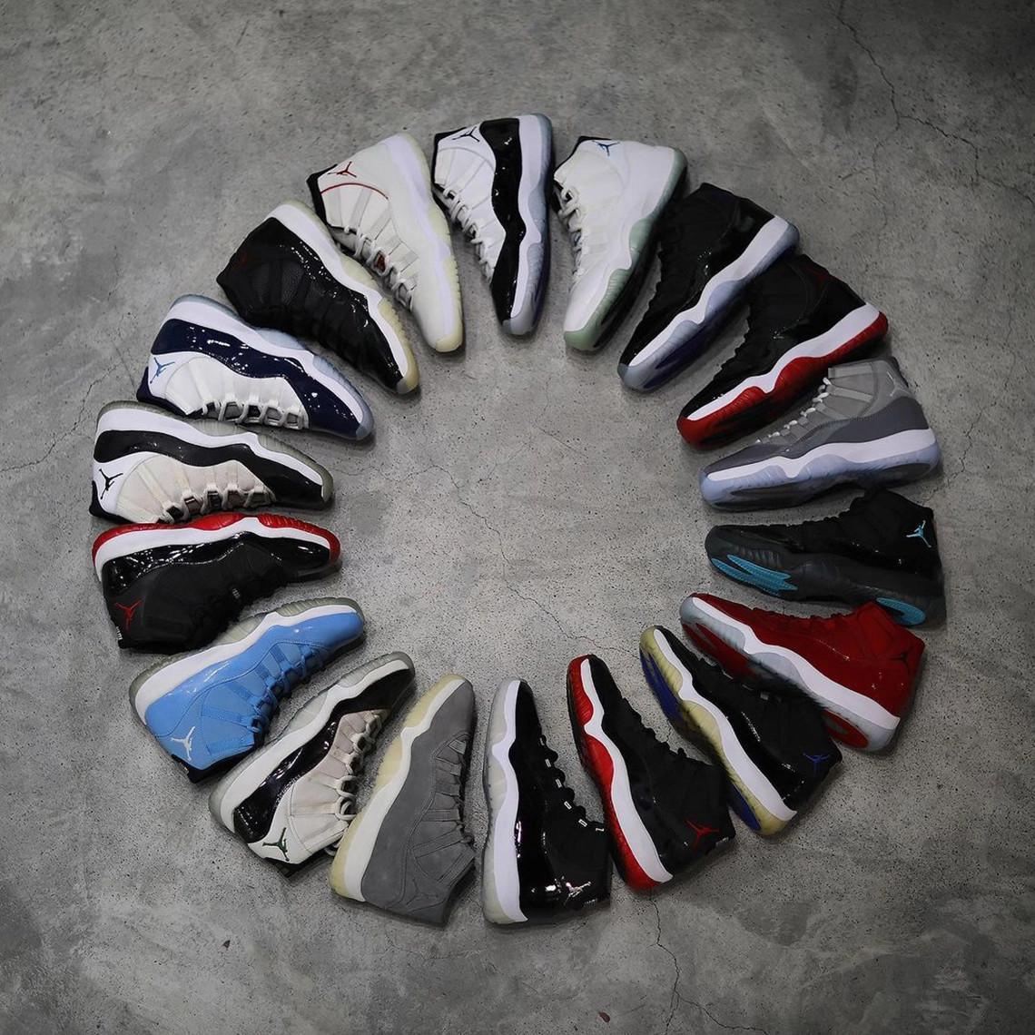 Un regard en arrière sur presque toutes les Air Jordan 11 Retro de l'histoire
