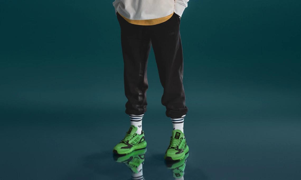L'adidas ZX 5K Boost apparaît en vert