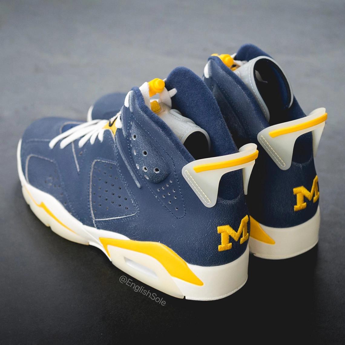 Les Michigan Wolverines s'offrent une Air Jordan 6 PE Les Michigan Wolverines s'offrent une Air Jordan 6 PE