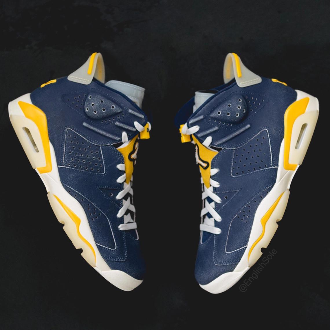 Les Michigan Wolverines s'offrent une Air Jordan 6 PE Les Michigan Wolverines s'offrent une Air Jordan 6 PE