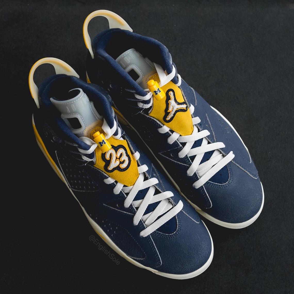 Les Michigan Wolverines s'offrent une Air Jordan 6 PE Les Michigan Wolverines s'offrent une Air Jordan 6 PE