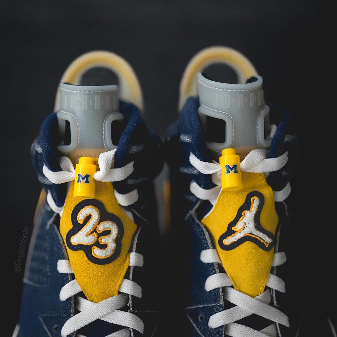Les Michigan Wolverines s'offrent une Air Jordan 6 PE Les Michigan Wolverines s'offrent une Air Jordan 6 PE