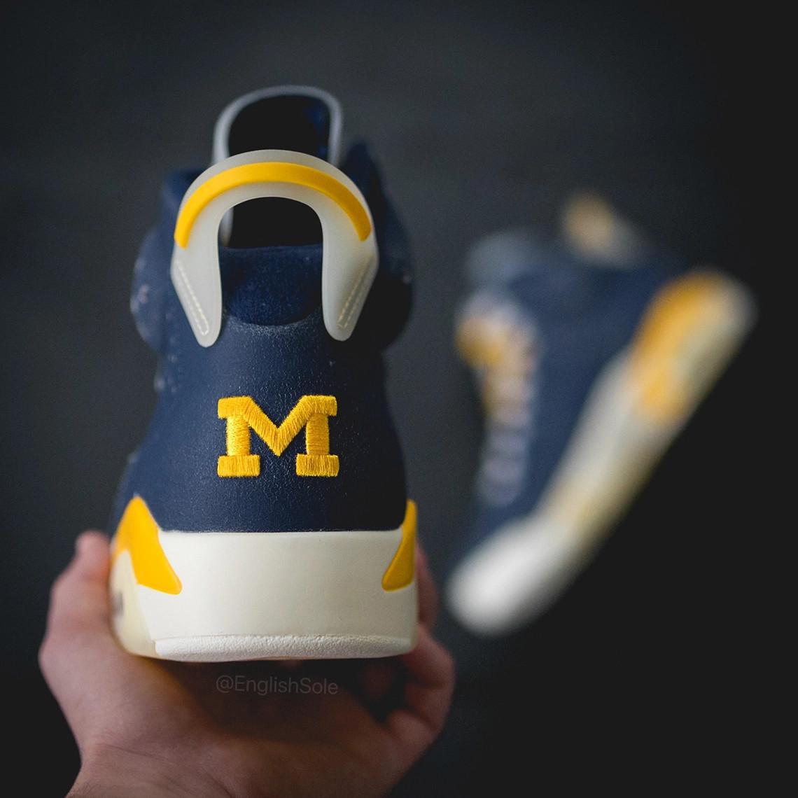 Les Michigan Wolverines s'offrent une Air Jordan 6 PE Les Michigan Wolverines s'offrent une Air Jordan 6 PE
