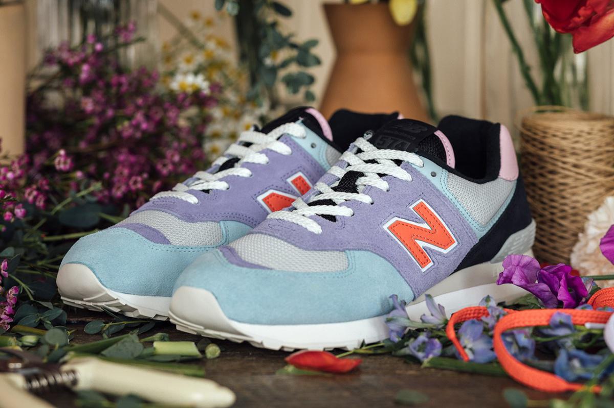 Louis De Guzman honore l'amour de sa mère pour les fleurs avec sa dernière New Balance 574 "Ma Divina".