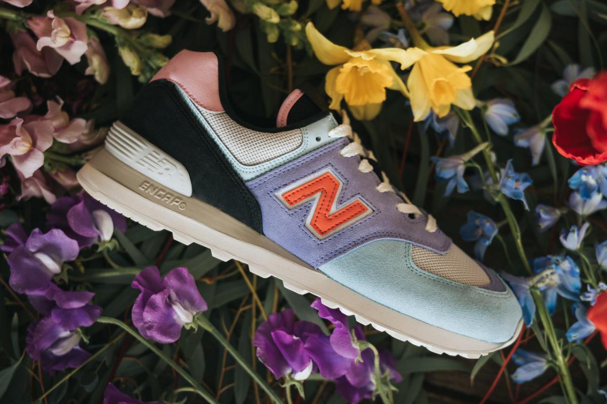Louis De Guzman honore l'amour de sa mère pour les fleurs avec sa dernière New Balance 574 "Ma Divina".