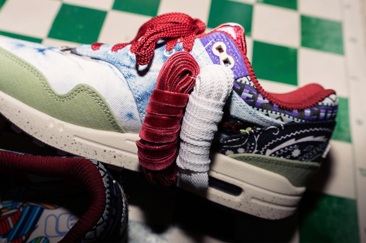 La collection Nike Air Max 1 "Message à l'Univers" de Concepts est un nouveau tour de piste. La collection Nike Air Max 1 "Message à l'Univers" de Concepts est un nouveau tour de piste.