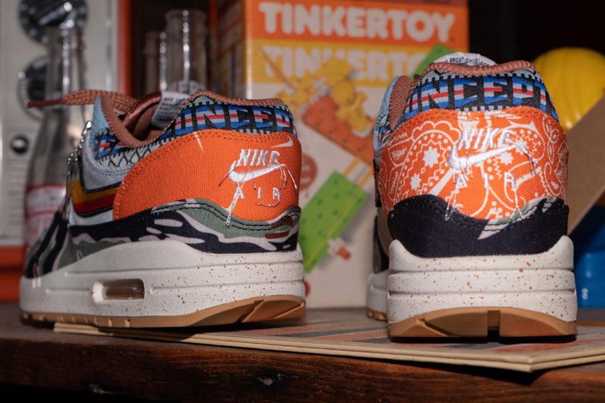 La collection Nike Air Max 1 "Message à l'Univers" de Concepts est un nouveau tour de piste. La collection Nike Air Max 1 "Message à l'Univers" de Concepts est un nouveau tour de piste.