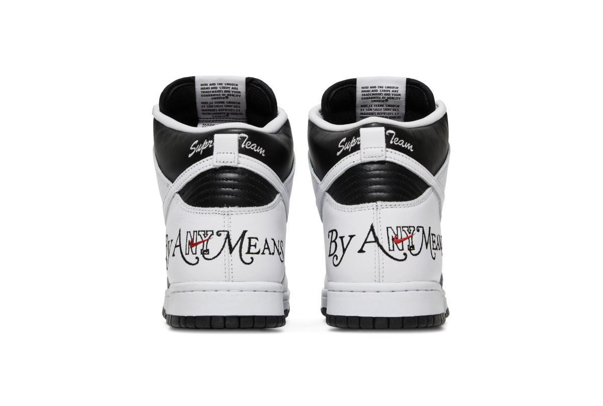 NIKE SB Dunk High x Supreme Any Means Black NIKE SB Dunk High x Supreme Any Means Black