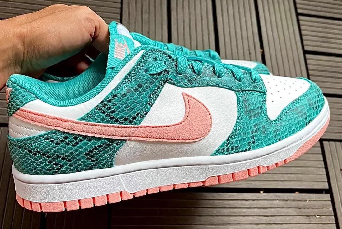  La potentielle Nike Dunk Low en peau de serpent inspirée de South Beach