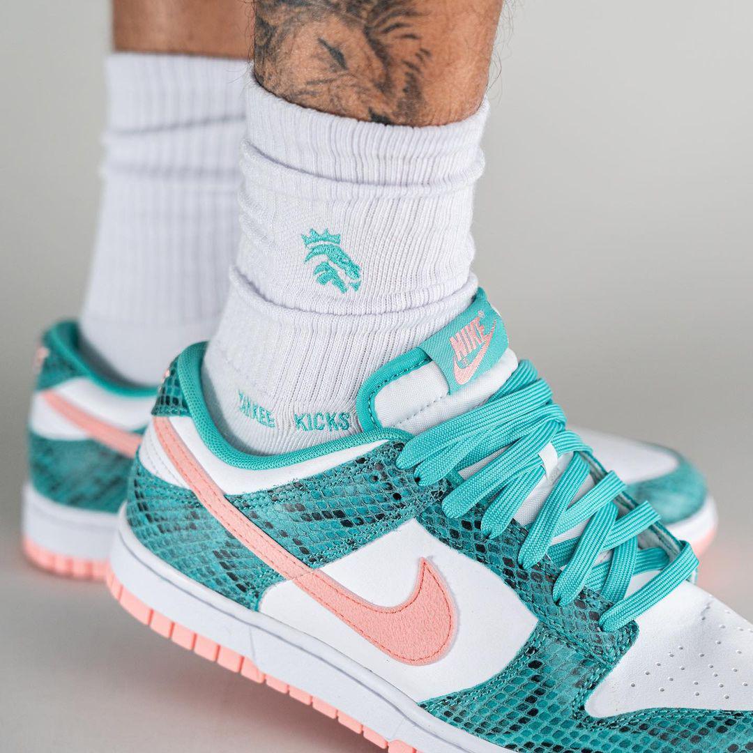  La potentielle Nike Dunk Low en peau de serpent inspirée de South Beach
