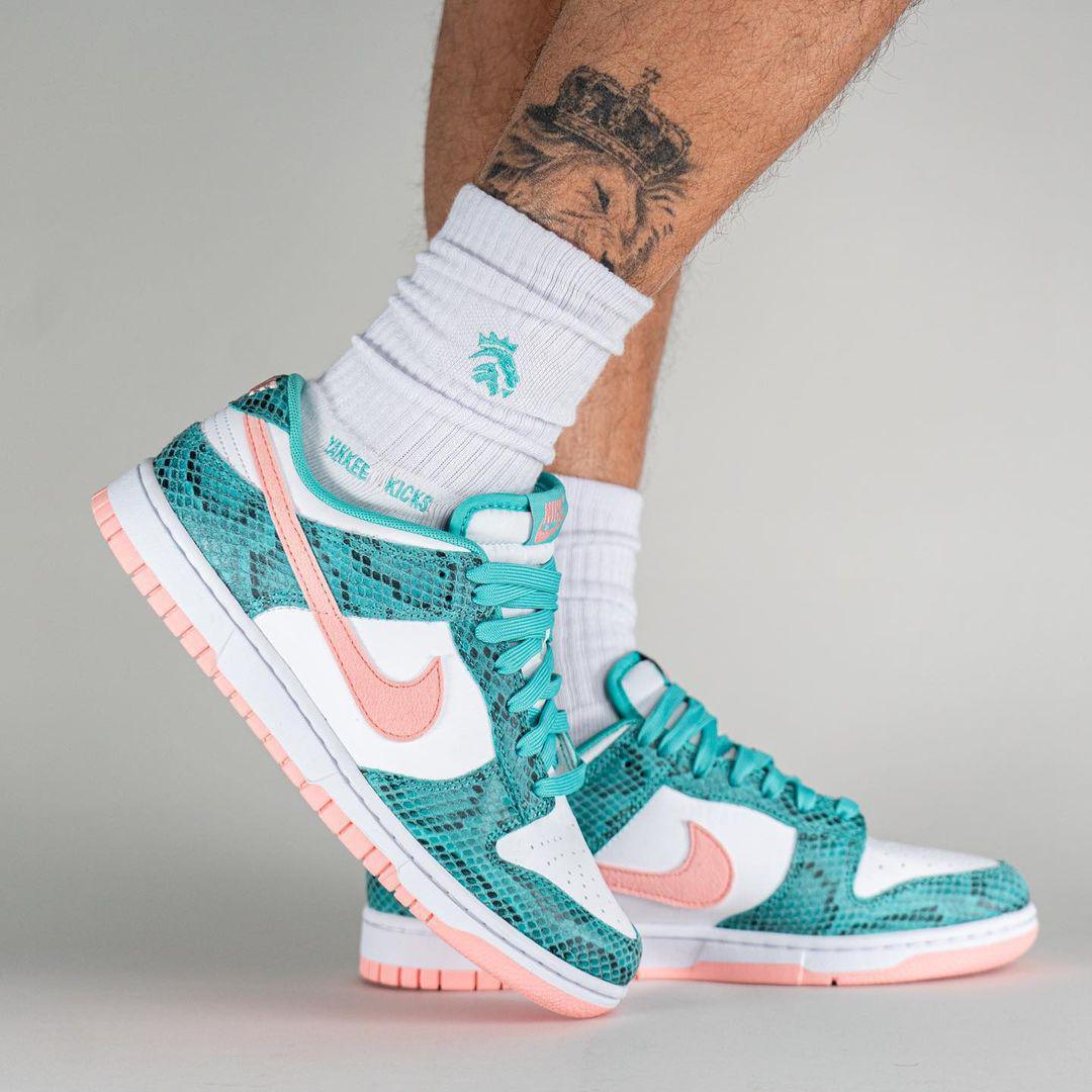  La potentielle Nike Dunk Low en peau de serpent inspirée de South Beach