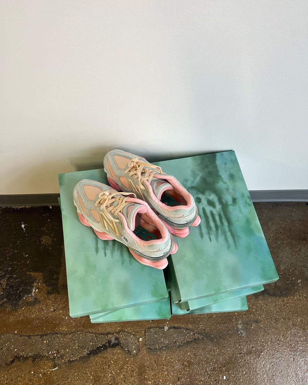 Joe Freshgoods donne un autre aperçu de sa collaboration avec New Balance 9060 "Inside Voices". Joe Freshgoods donne un autre aperçu de sa collaboration avec New Balance 9060 "Inside Voices".