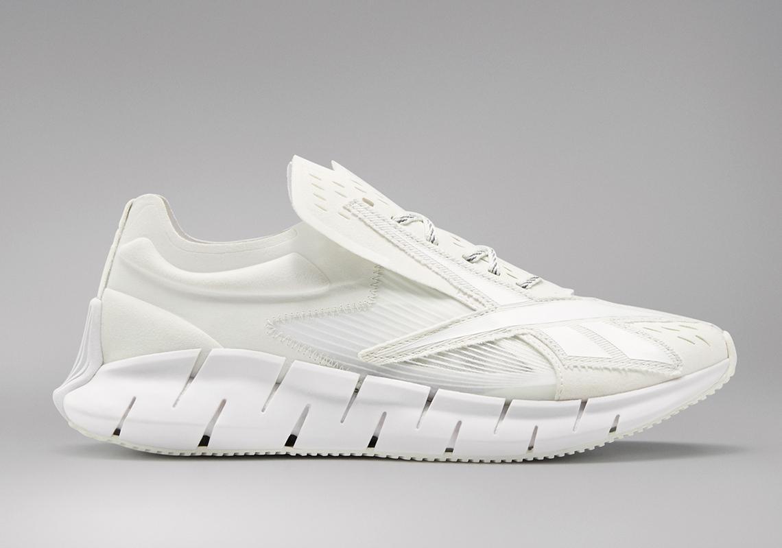 Maison Margiela et Reebok ajoutent les modèles Question Mid, Instapump Fury et Zig 3D Storm à la collection "Memory Of". Maison Margiela et Reebok ajoutent les modèles Question Mid, Instapump Fury et Zig 3D Storm à la collection "Memory Of".