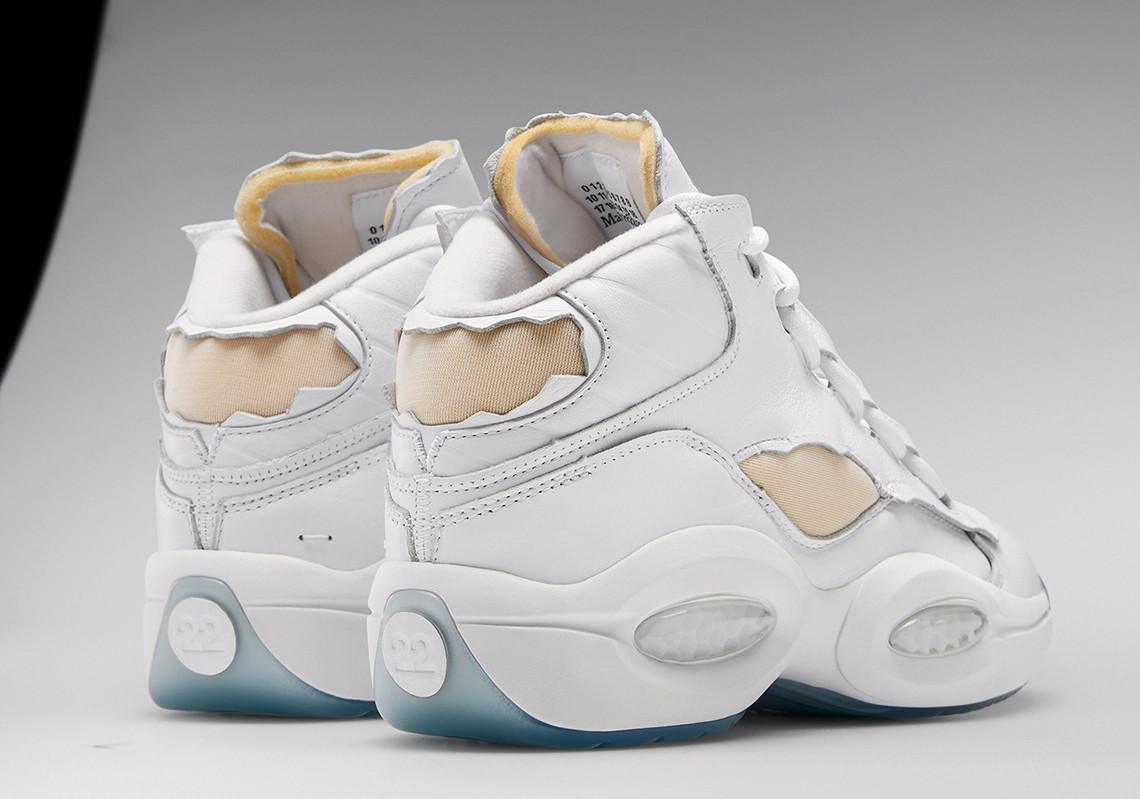 Maison Margiela et Reebok ajoutent les modèles Question Mid, Instapump Fury et Zig 3D Storm à la collection "Memory Of". Maison Margiela et Reebok ajoutent les modèles Question Mid, Instapump Fury et Zig 3D Storm à la collection "Memory Of".