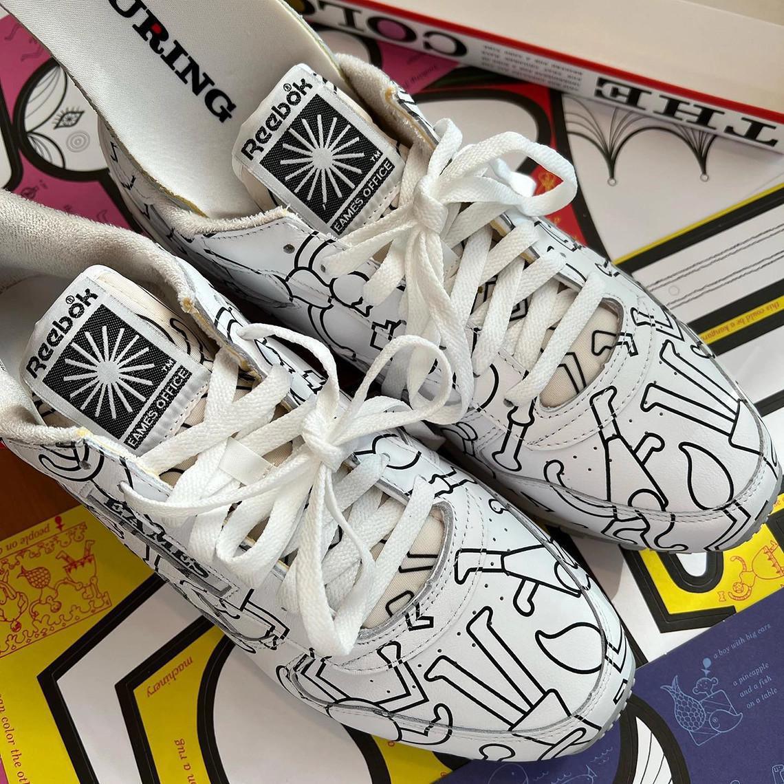 Le bureau Eames et Reebok adoptent le cuir classique pour leur deuxième collection collaborative